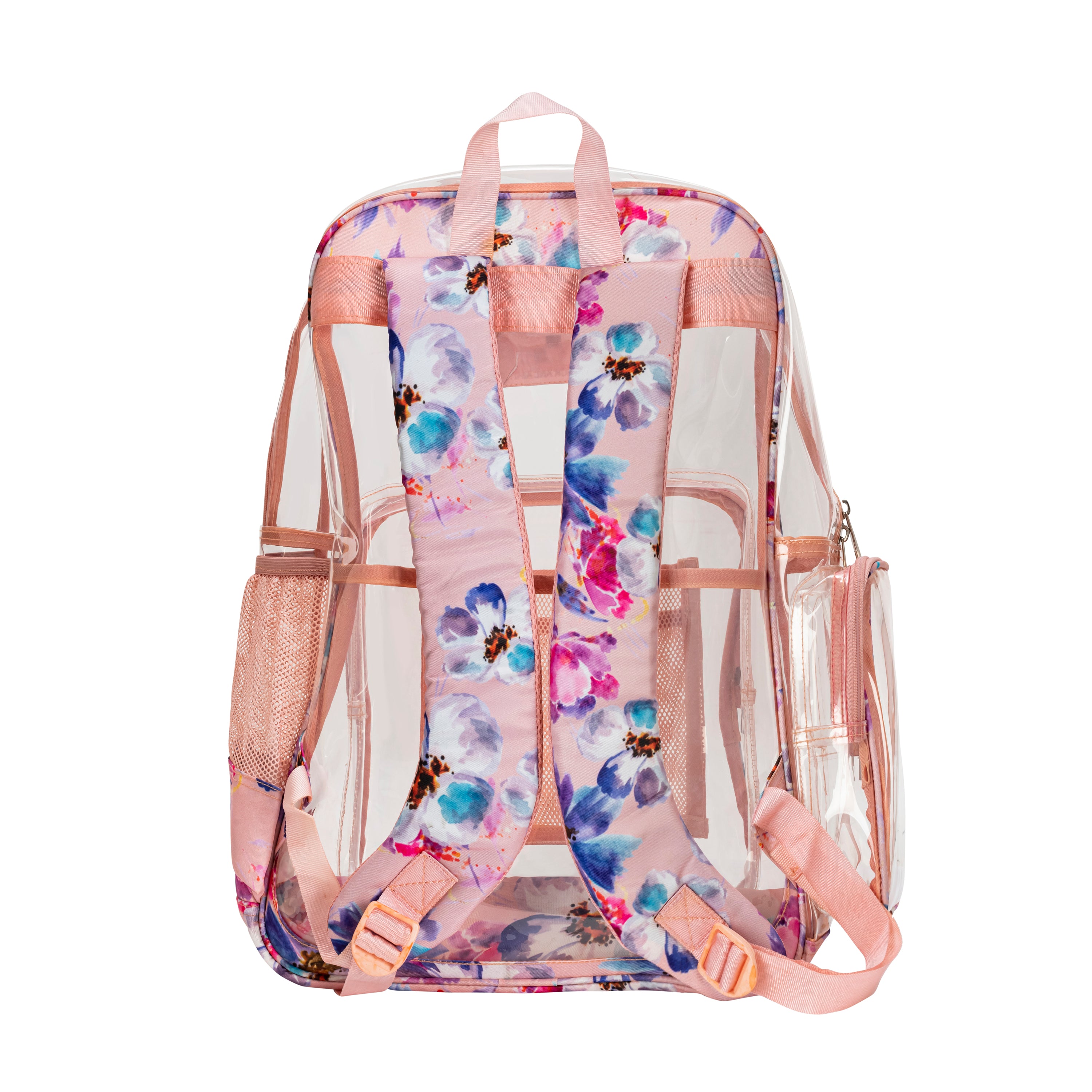 Clear rose gold backpack hotsell