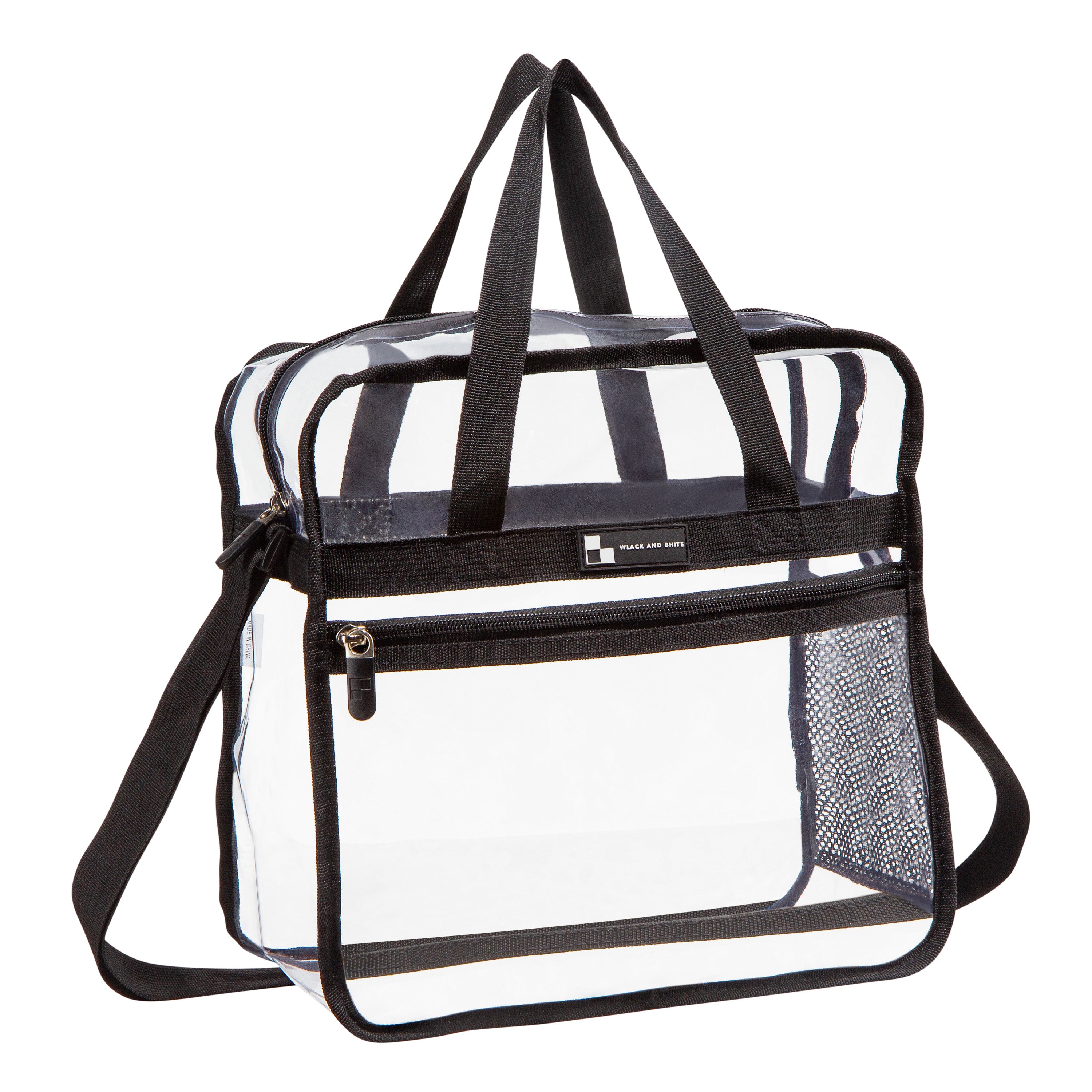 American Heritage | Heavy Duty Clear Lunch Tote – WlackandBhite