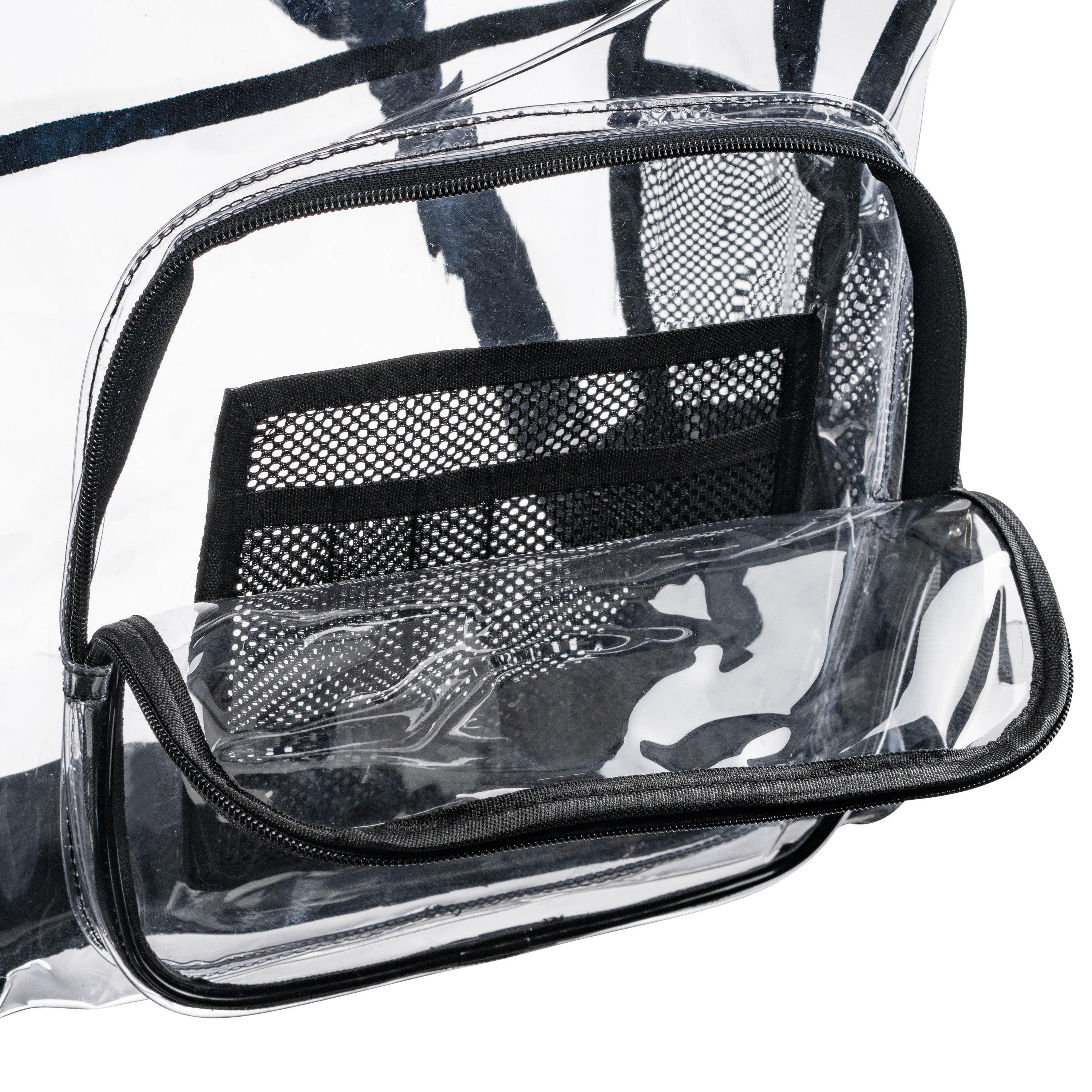 Black clear backpack online