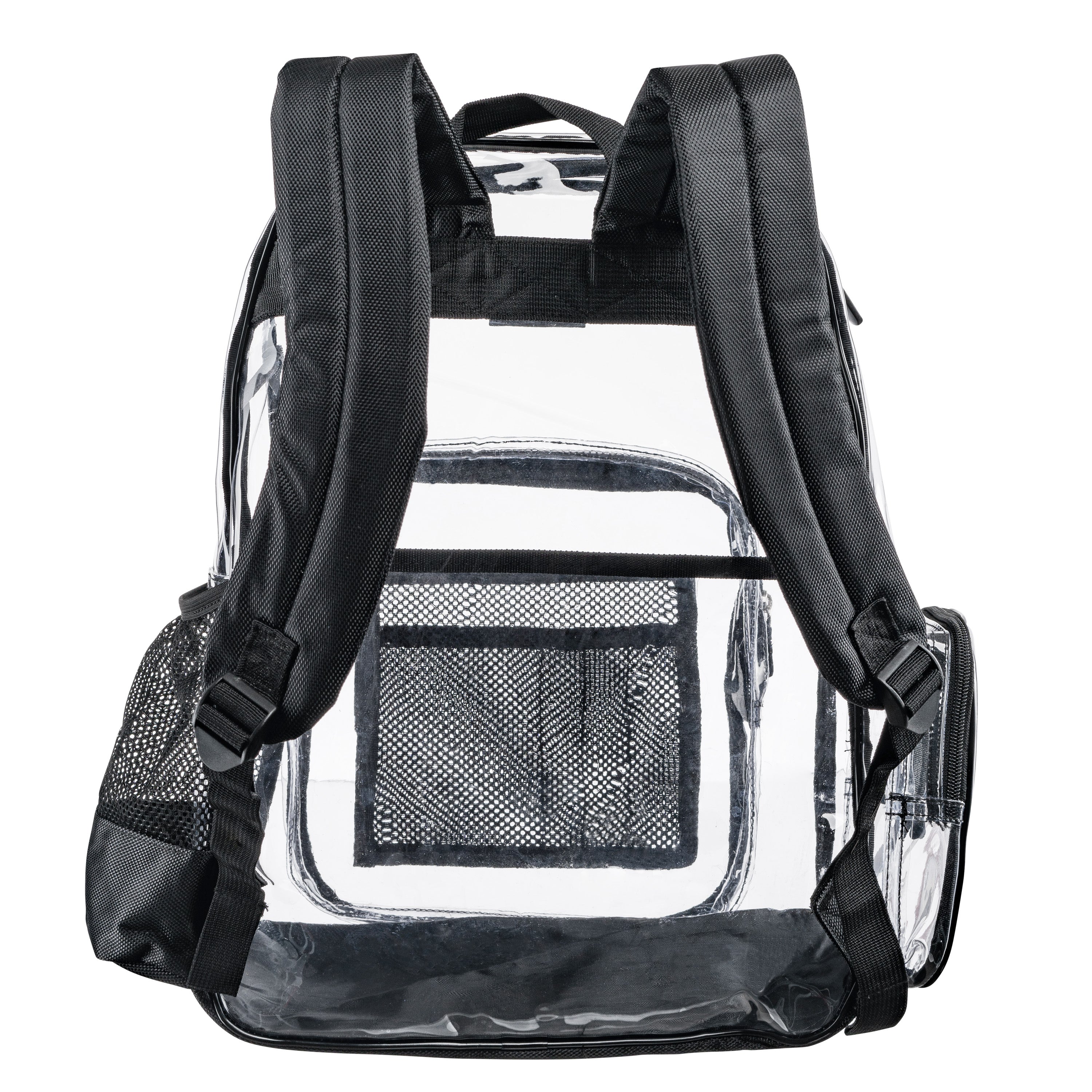 Black clear backpack hot sale